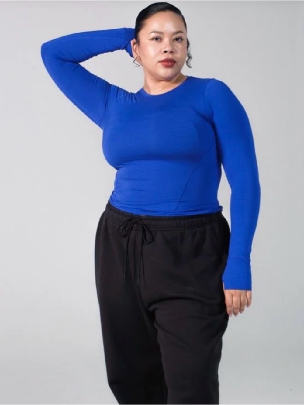 Buffbunny Halo long sleeve hip tee - small
